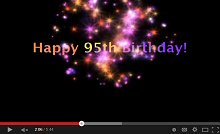 A Retiring Professor and 95th Birthday